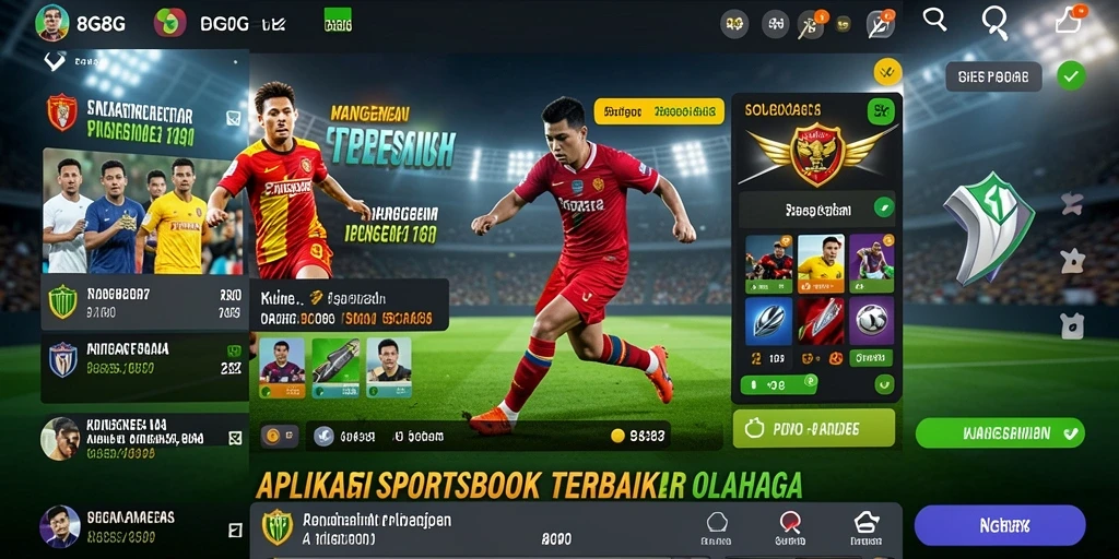 Tampilan gameplay Sportsbook di aplikasi 8G8G yang menarik.