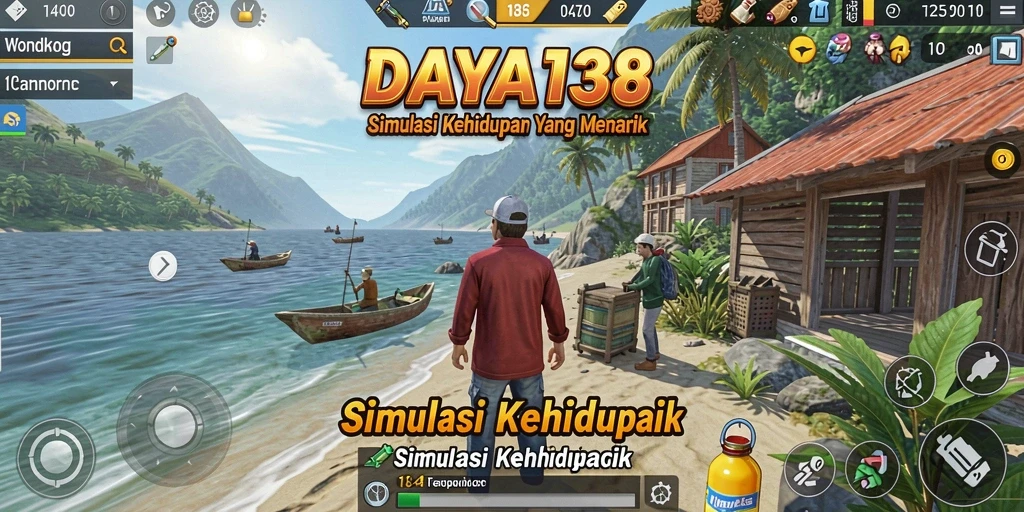 Tampilan gameplay simulasi yang menarik di DAYA138.