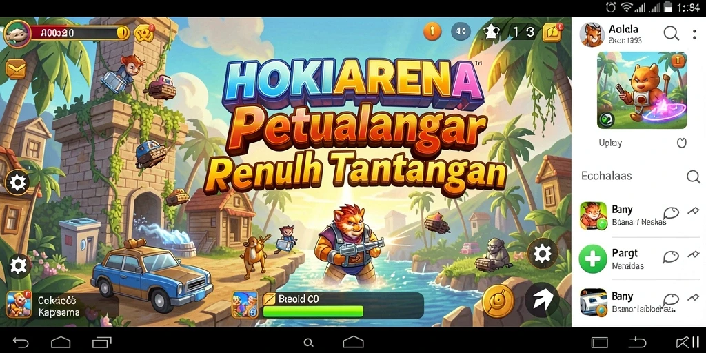 Screenshot HOKIARENA menampilkan gameplay seru dan penuh aksi.