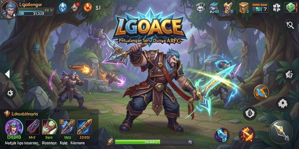 Tangkapan layar gameplay LGOACE menampilkan aksi pertarungan yang mendebarkan.