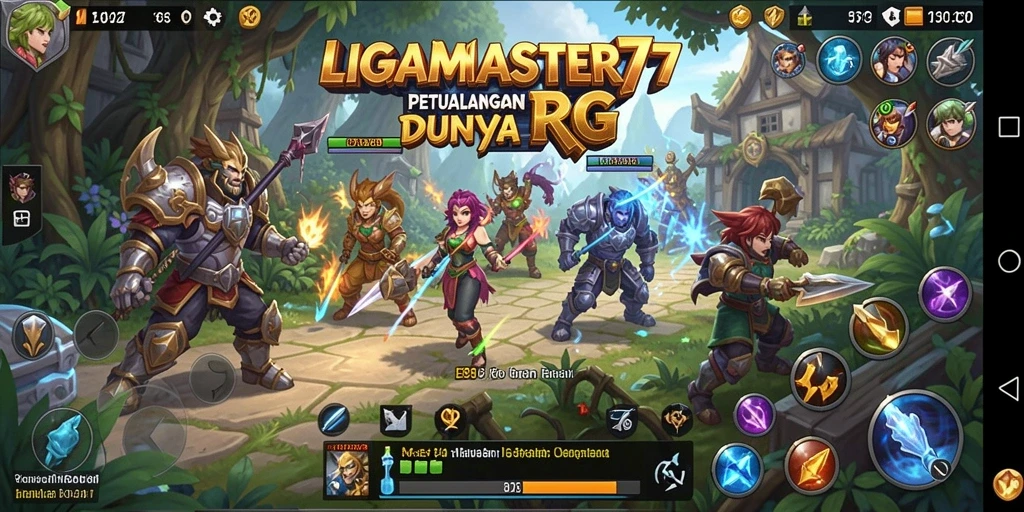 Tangkapan layar LIGAMASTER77 menampilkan aksi seru gameplay RPG yang mendebarkan.