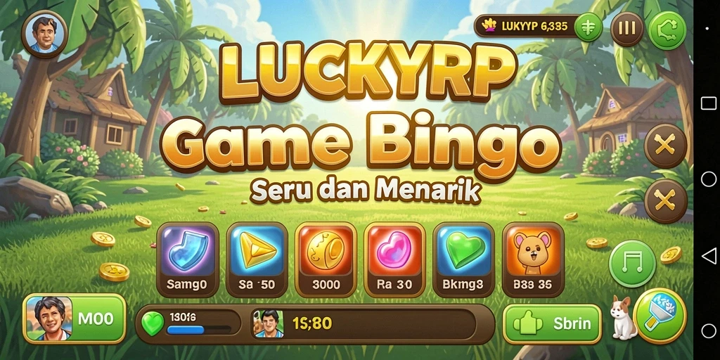 Tampilan permainan Bingo yang menarik dan seru.
