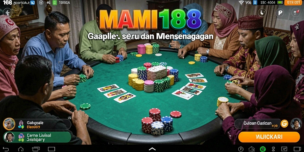 Tampilan gameplay MAMI188 yang seru dan menantang dalam Gaple.