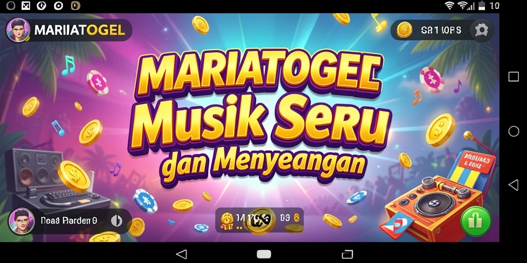 Gameplay seru bermain musik di MARIATOGEL dengan berbagai alat musik.