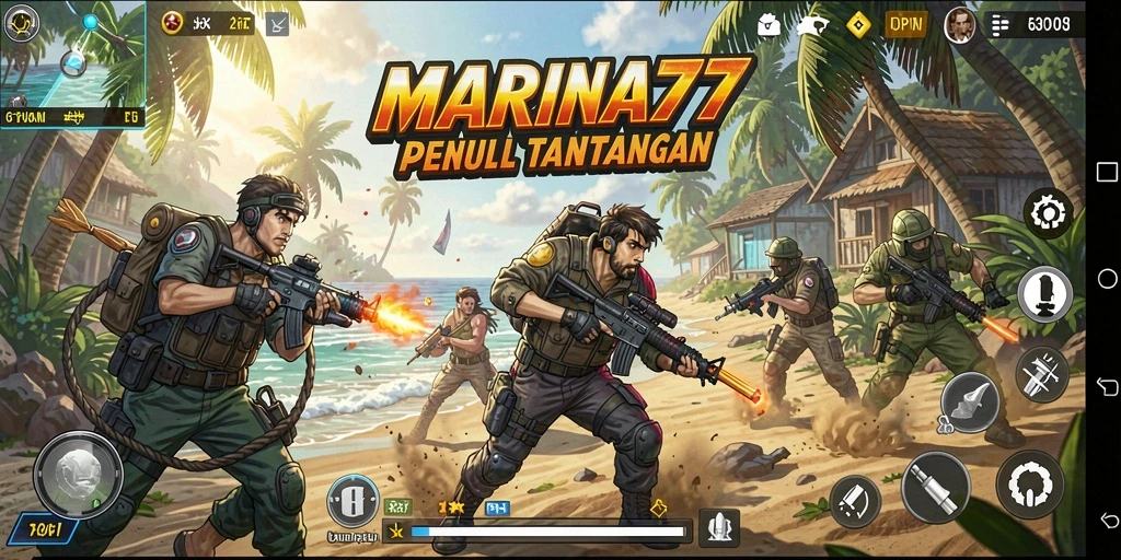 Tampilan aksi memukau dalam screenshot MARINA77.