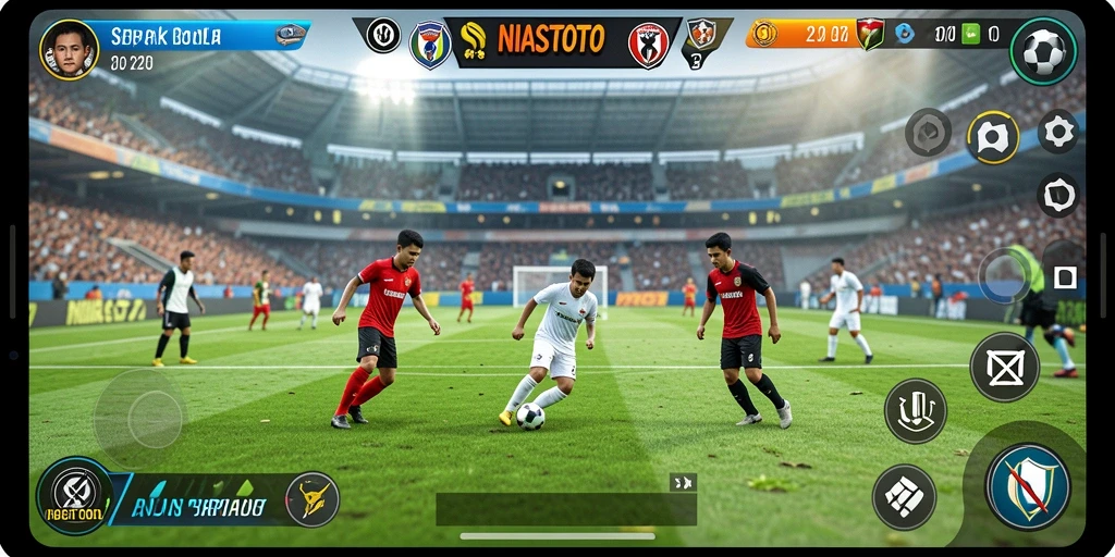 Tampilan permainan sepak bola yang mendebarkan di NIASTOTO.