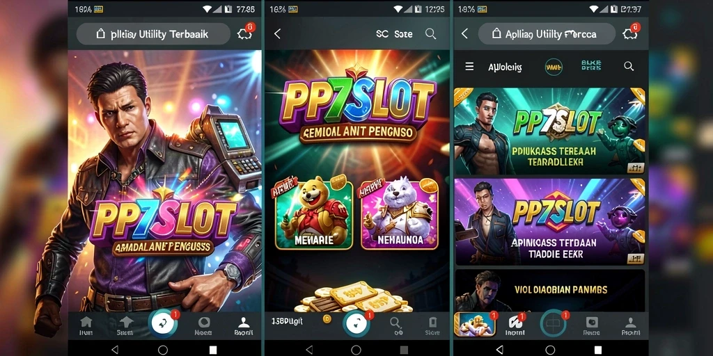 Tangkapan layar PP7SLOT menampilkan antarmuka pengguna yang intuitif dan fitur optimisasi.