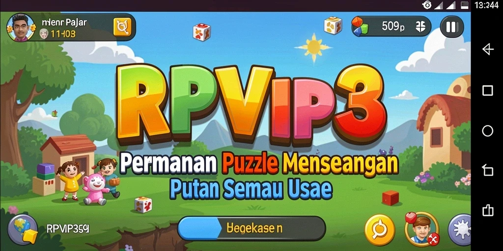 Tampilan gameplay RPVIP3 yang menarik dan penuh teka-teki.