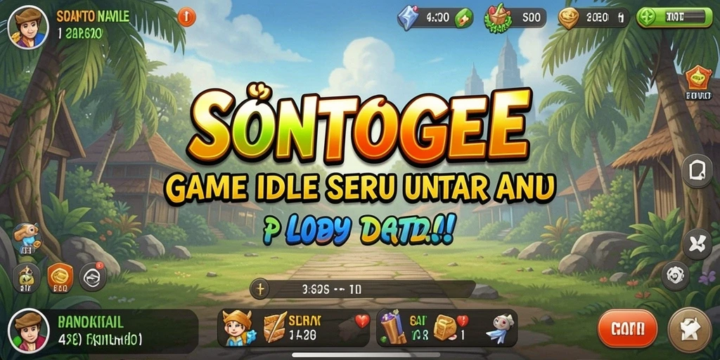 Tampilan gameplay menarik dari SONTOGEL yang menggambarkan elemen Idle.