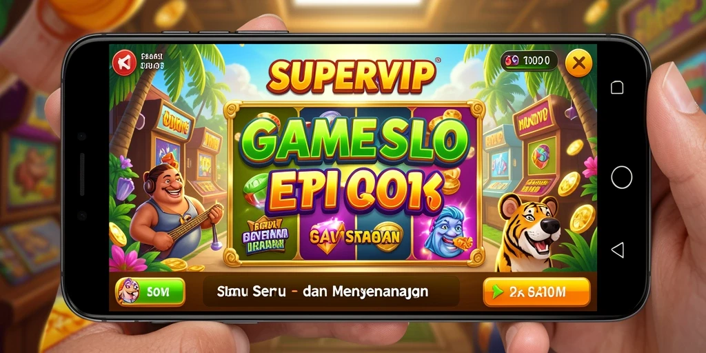 Gameplay menarik dalam SUPERVIP dengan berbagai tema slot.