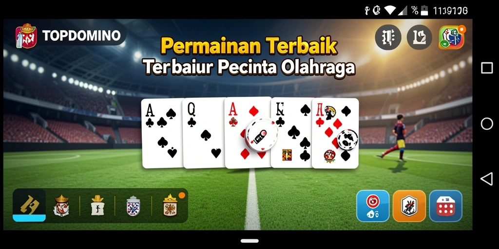 Tampilan permainan domino seru dan kompetitif di TOPDOMINO.